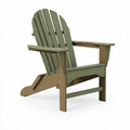 Adirondack Gartenstuhl 80 x 90 x 98 cm aus Holz in Olivgrün und Braun mit breiten Armlehnen