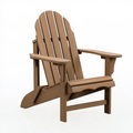 Adirondack Gartenstuhl 83 x 79 x 98 cm brauner Kunststoff mit breiten Armlehnen