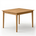 Esstisch 120 x 80 x 75 cm Holz Natur rechteckig mit stabilen Beinen